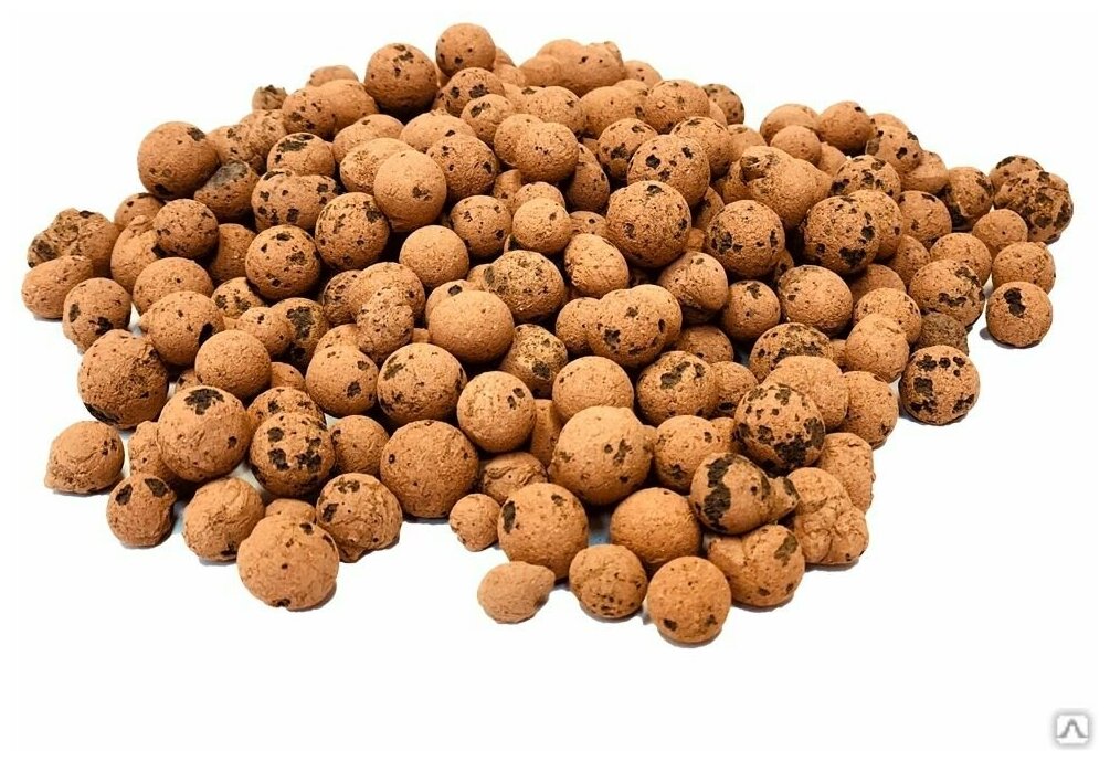 фото Керамзит для растений, керамзитовый дренаж, 1л, крупный Веселый Дачник