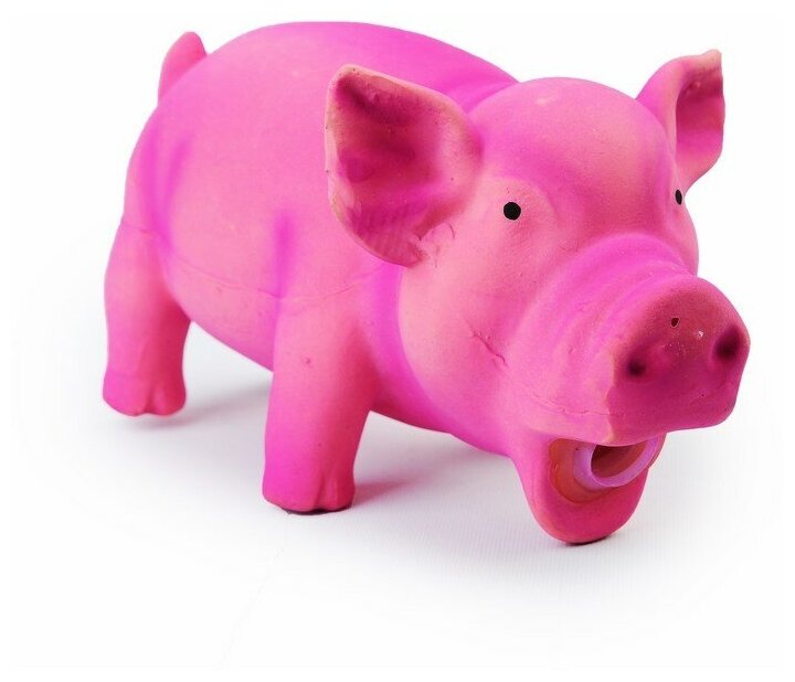 Comfy Игрушка для собак Свинья розовая, латекс,15х8х8см