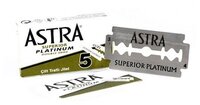 Лезвия для T-образного станка Gillette Astra Superior Platinum 5 шт.