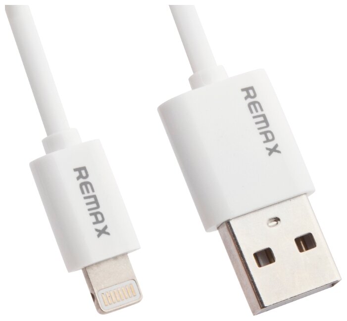 Кабель Remax Fast Charging USB - Apple Lightning (RC-007i) 1 м белый фото 1