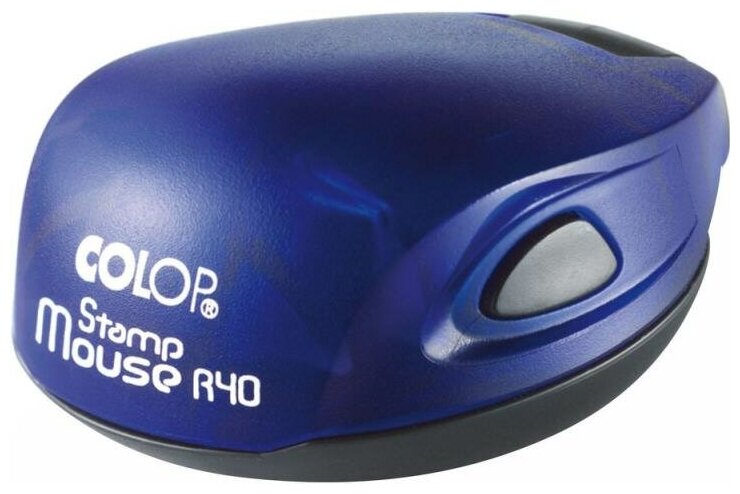 Печать самонаборная Colop Stamp Mouse R40/15 SET пластик корпсиний 15кр оттиссиний шир40мм выс40мм