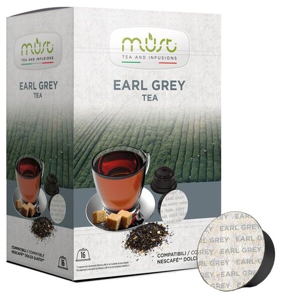 Чай в капсулах MUST Earl Grey (16 шт.)