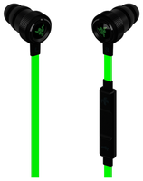 Наушники Razer Hammerhead for iOs green/black