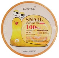 Гель для тела Eunyul успокаивающий и увлажняющий с муцином улитки Snail Soothing Gel 100%, 300 мл