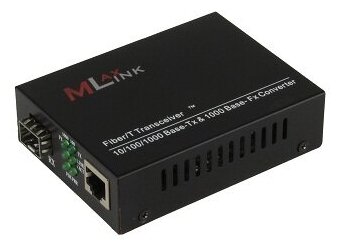 Медиаконвертер MlaxLink UTP/SFP 1Гб/с RJ45/SFP