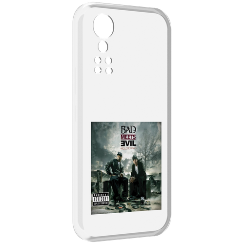 чехол mypads eminem bad meets evil – hell the sequel для zte axon 30 5g axon 30s задняя панель накладка бампер Чехол MyPads Eminem BAD MEETS EVIL – HELL THE SEQUEL для ZTE Axon 30 5G / Axon 30S задняя-панель-накладка-бампер