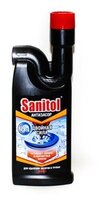 Sanitol жидкость для очистки труб Антизасор Двойная сила 0.5 л 1 кг