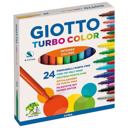 фото GIOTTO Набор фломастеров Turbo Color, 24 шт. (417000)