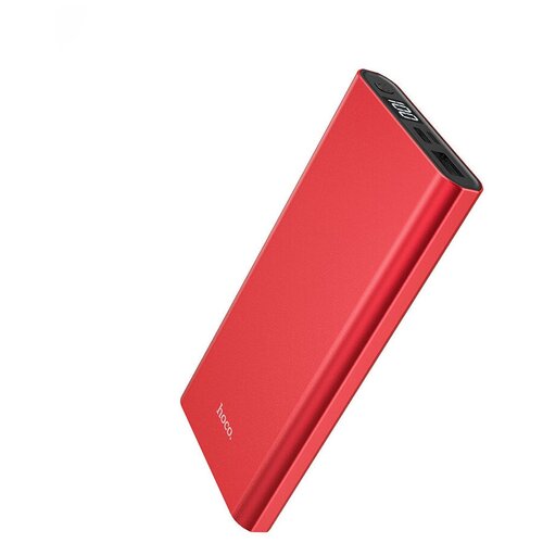 Аккумулятор внешний HOCO J68 Ultra-thin 10000mAh цвет красный 125300₽