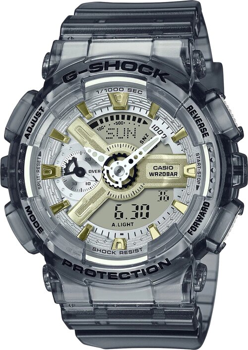 Наручные часы CASIO G-Shock GMA-S110GS-8A, серый, серебряный