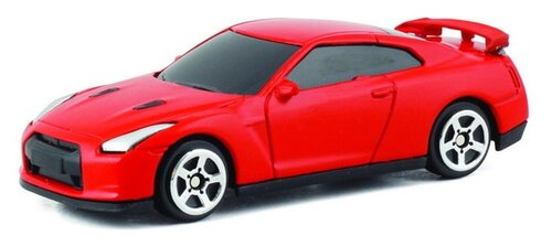 Легковой автомобиль RMZ City Nissan GTR (R35) (344013SM) 1:64, 7.3 см, матовый красный