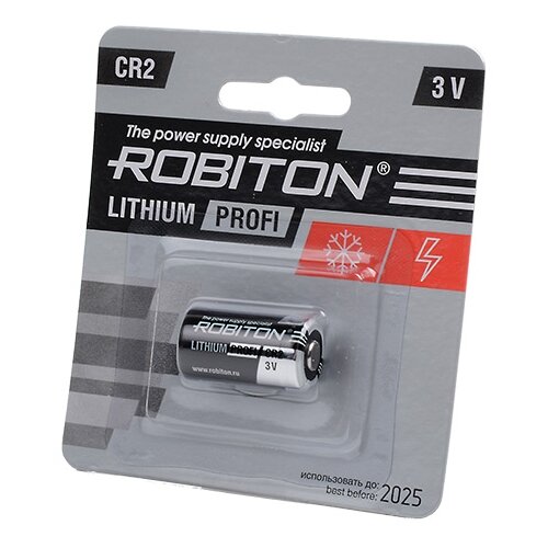 Батарейка ROBITON Lithium Profi CR2, 1 шт.