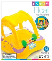 Надувные водные ходунки Intex Baby Float 56581 желтый/фиолетовый/зеленый