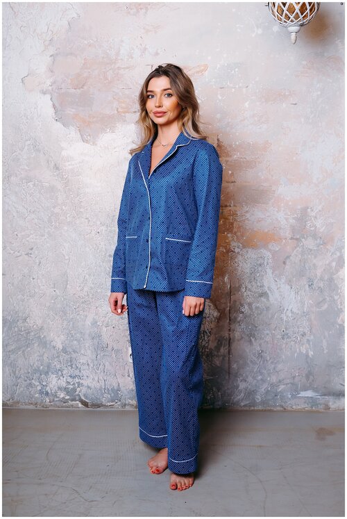 Пижама Amelia Eden, размер 44, синий