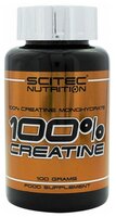 Креатин Scitec Nutrition 100% Creatine Monohydrate (100 г) нейтральный