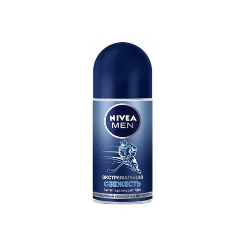 комплект 4 штук дезодорант антиперспирант nivea men экстремальная свежесть 50 мл 82886 Дезодорант для тела шариковый Nivea Fresh Экстремальная защита мужской - Beiersdorf