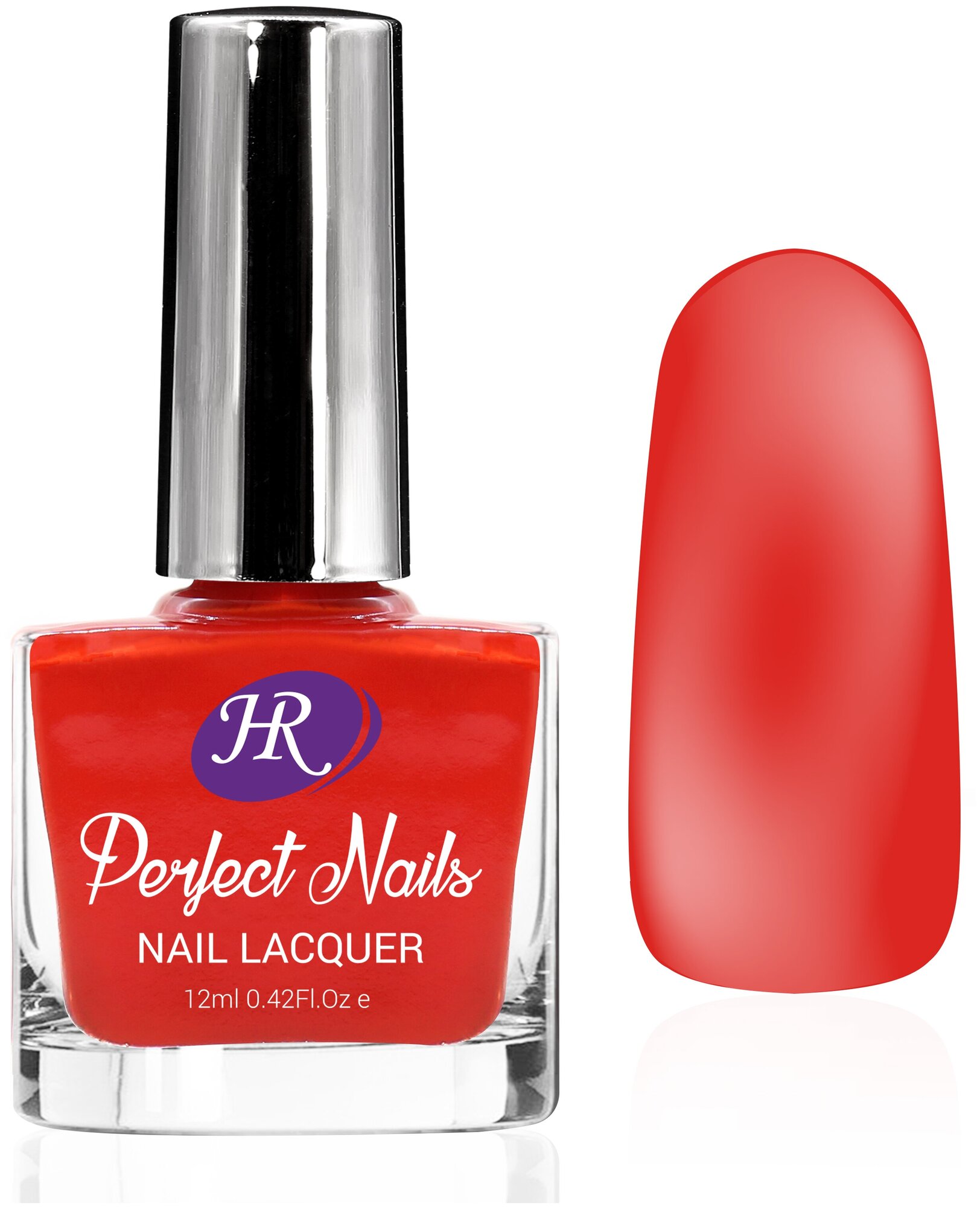 Лак для ногтей Holy Rose "Perfect Nails" тон №33 Глубокий красно-оранжевый, 12 мл