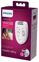 Эпилятор Philips HP6423 Satinelle Essential белый