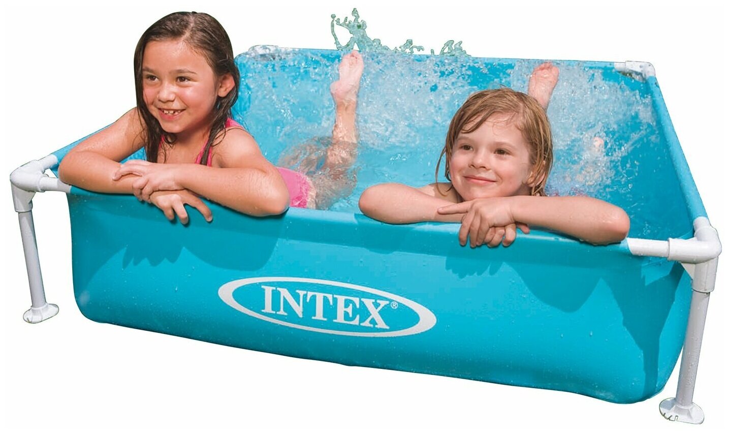 INTEX Детский каркасный бассейн Intex Mini Frame 122*30 см, клапан 57173