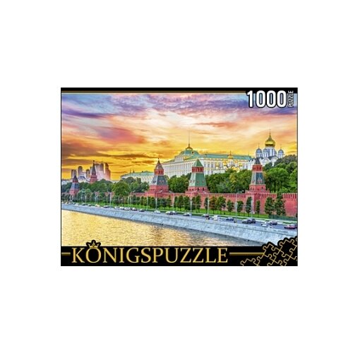 Пазл Konigspuzzle Россия Московский Кремль (ГИК1000-8227), 1000 дет.