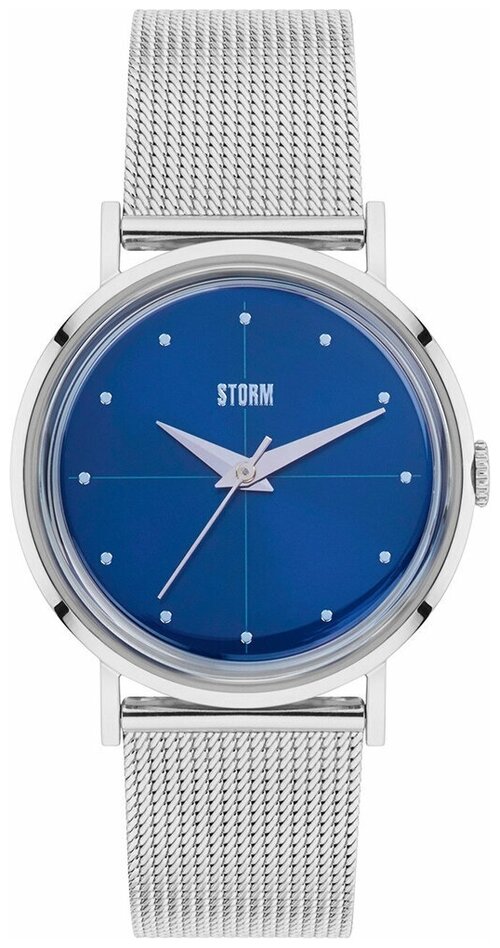 Наручные часы STORM Часы наручные STORM CHELSI BLUE 47324/B, серебряный