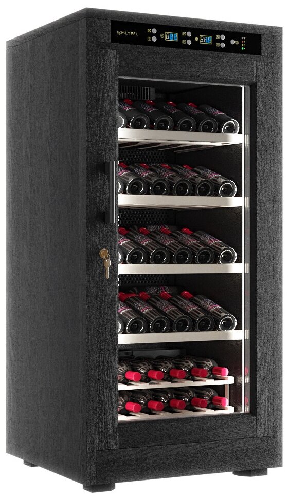 Монотемпературный винный шкаф Meyvel MV66-WB1-M