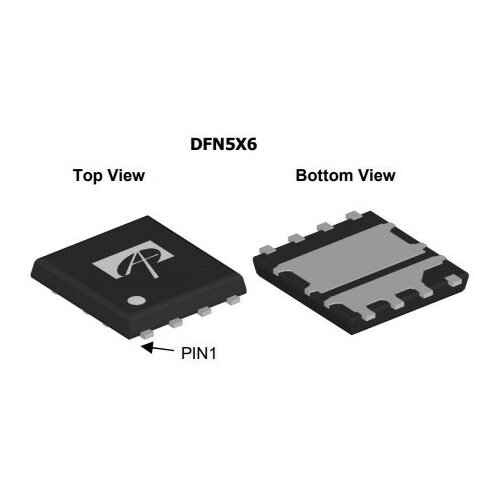 Микросхема AON6908A N-Channel MOSFET 30V DFN5X6B