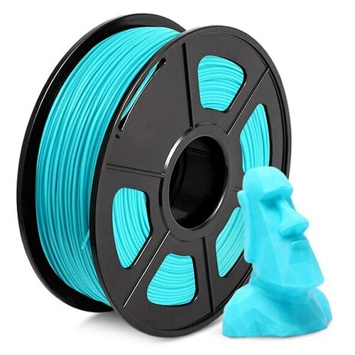 PLA пластик Solidfilament в катушках 1,75мм, 1кг (Бирюзовый)