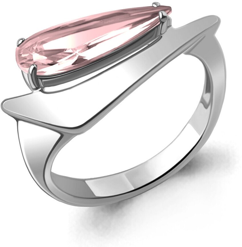 Кольцо Diamant online, серебро, 925 проба, морганит