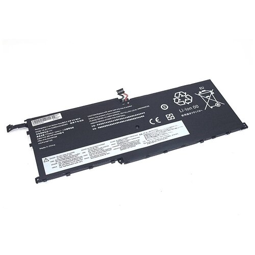 Аккумуляторная батарея для ноутбука Lenovo ThinkPad X1 Carbon (00HW028) 15.2V 3290mAh OEM черная аккумулятор для lenovo thinkpad x1 carbon 2016 00hw028