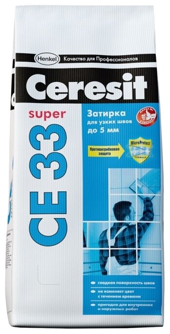 Затирка Ceresit CE 33 Super, 5 кг, темно-коричневый 58