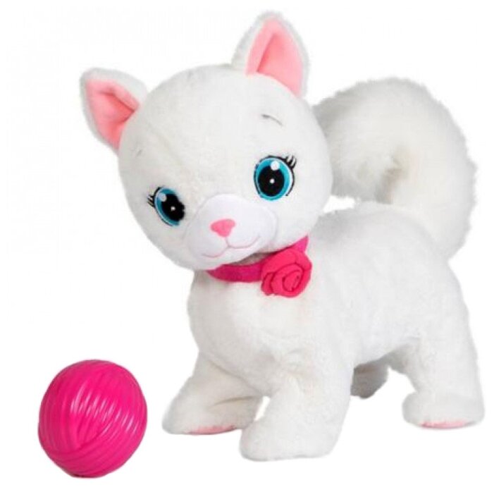 Интерактивная мягкая игрушка IMC Toys Кошка Бьянка с клубком