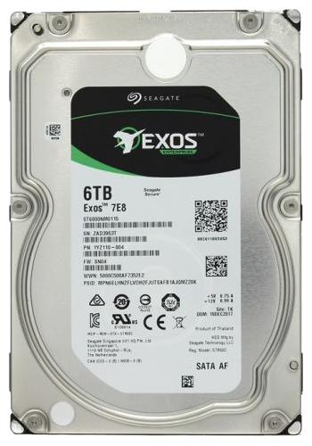 HDD Seagate SATA 6Tb Server Enterprise 7200 6Gb/s 256Mb 1 year ocs (replacement ST6000NM021A)