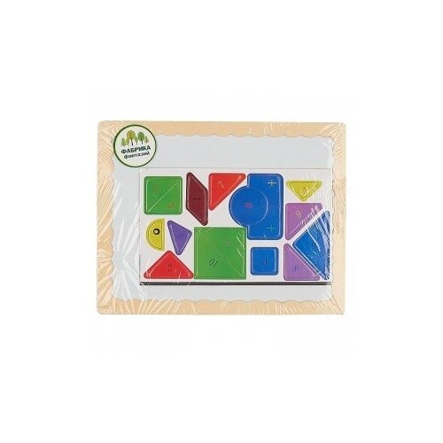 Деревянная игрушка Доска магнитная с пазлами, Дер