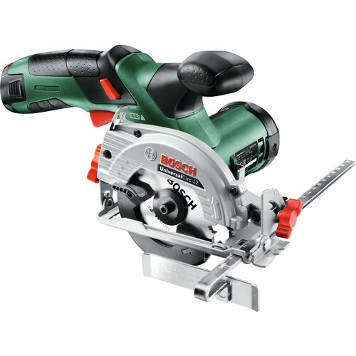 Дисковая пила BOSCH UniversalCirc 12 2.5Ah x1, зеленый аккумуляторная циркулярная пила universalcirc 18v 53 06033b1402 – bosch power tools – 4053423243093