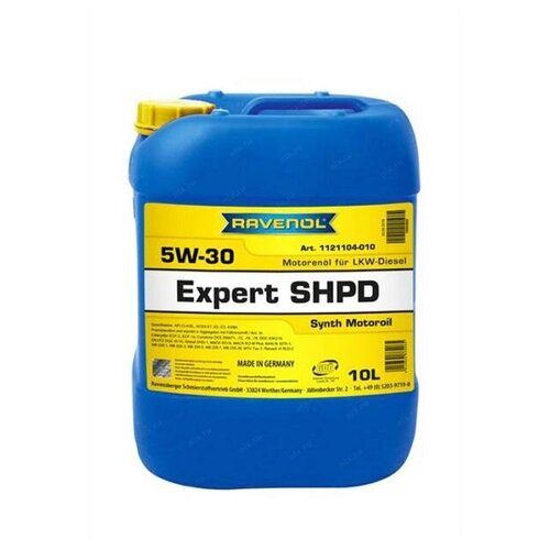 RAVENOL <4014835864085> Моторное масло RAVENOL Expert SHPD SAE 5W-30 (10л)