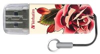 Флешка Verbatim Store 'n' Go Mini USB Drive 16GB желтый/кассета