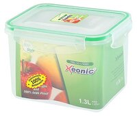 Xeonic Контейнер для пищевых продуктов 810096 прозрачный/зеленый