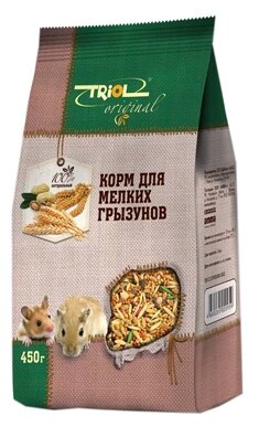 Triol Original корм для мелких грызунов Злаковое ассорти, 450 г.