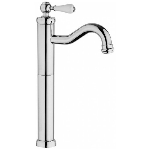 Смеситель для раковины высокий Jacuzzi Rubinetteria Tosca с донным клапаном хром 0TO00488JA00