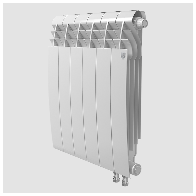 Биметаллический радиатор отопления Royal Thermo BiLiner 500 V 8 секций Bianco Traffico