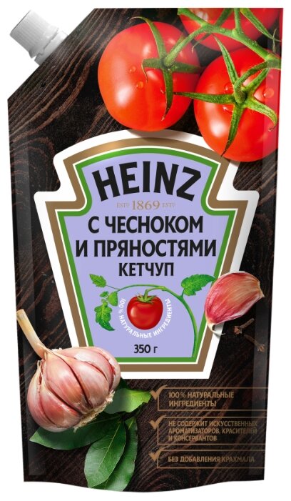 Кетчуп Heinz С чесноком и пряностями