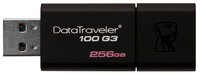 Флешка Kingston DataTraveler 100 G3 256GB черный