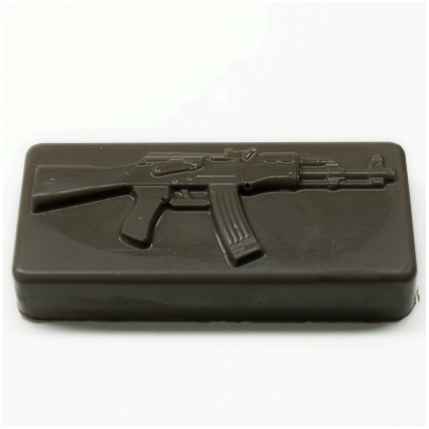 Подарочная шоколадная фигура Frade/Фраде - Автомат Калашникова (вес-105г) (темный)