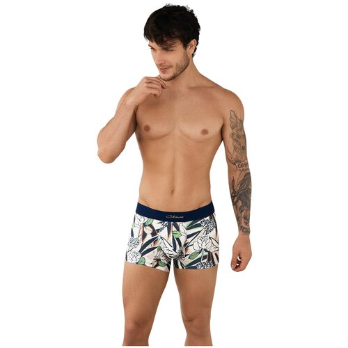 Мужские трусы боксеры бежевые с принтом Clever JUNGLE BOXER 095602 XL (50)