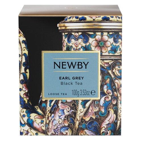 Чай черный Newby Heritage Earl grey, бергамот, 100 г