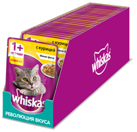Корм для кошек Whiskas (0.085 кг) 24 шт. Мини-филе с курицей для взрослых кошек 0.085 кг 24
