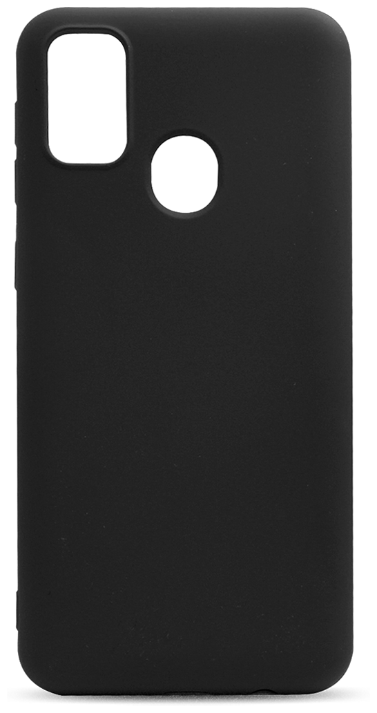 Силиконовый черный чехол Soft Touch для Samsung Galaxy M21/M30s