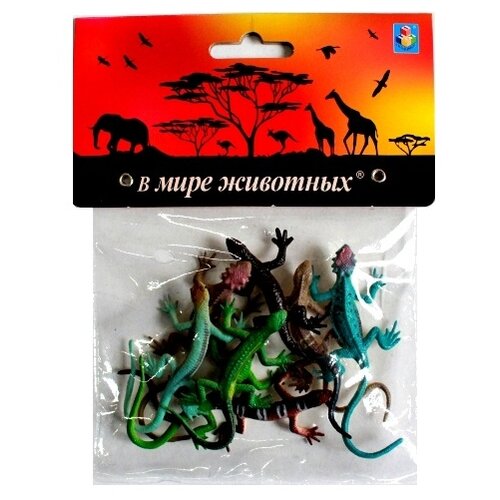 Фигурки 1 TOY В мире животных - Ящерицы Т10490, 8 шт.