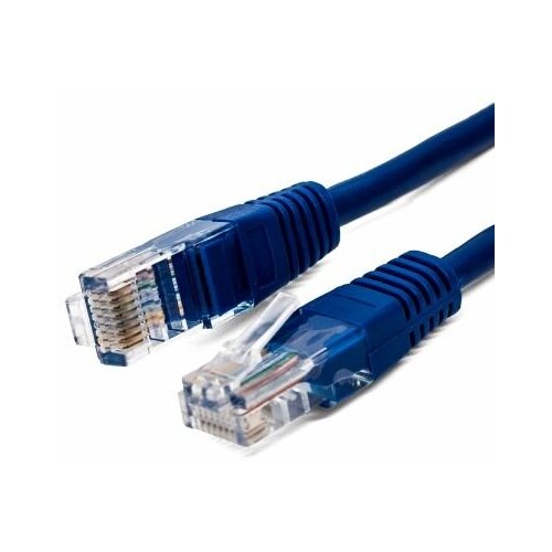 патч корд u utp 5e кат 5м filum fl u5 c 5m bl 26awg 7x0 16 мм кабель для интернета чистая медь pvc синий Патч-корд U/UTP 5e кат. 10м Filum FL-U5-C-10M-BL 26AWG(7x0.16 мм), кабель для интернета, чистая медь, PVC, синий